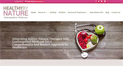 Desktop Screenshot of healthybynaturemed.com